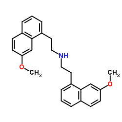 7-甲氧基-N-[2-(7-甲氧基-1-萘基)乙基]-1-萘乙胺图片