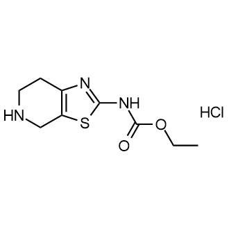 (4,5,6,7-四氢噻唑并[5,4-c]吡啶-2-基)氨基甲酸乙酯盐酸盐结构式