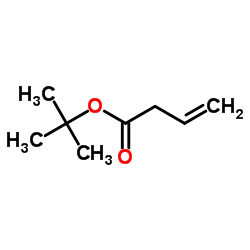 3-丁烯酸叔丁酯结构式