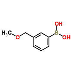 (3-(甲氧基甲基)苯基)硼酸结构式