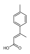 3-(4-methylphenyl)but-2-enoic acid结构式