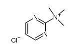 N,N,N-trimethylpyrimidin-2-aminium chloride Structure