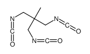 1,3-diisocyanato-2-(isocyanatomethyl)-2-methylpropane结构式