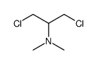 1,3-dichloro-N,N-dimethyl-propan-2-amine Structure