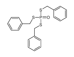 bis(benzylsulfanyl)phosphorylsulfanylmethylbenzene Structure