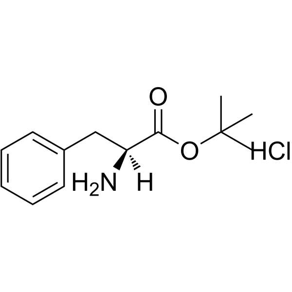 tert-Butyl3-phenyl-L-alaninate hydrochloride Structure