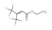 ethyl 4,4,4-trifluoro-3-(trifluoromethyl)crotonate Structure