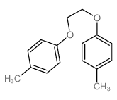 Benzene,1,1'-[1,2-ethanediylbis(oxy)]bis[4-methyl-结构式