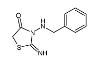 3-(benzylamino)-2-imino-1,3-thiazolidin-4-one结构式