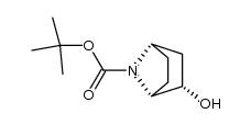 (-)-exo-7-[(1,1-Domethylethoxy)carbonyl]-7-azabicyclo[2.2.1]heptan-2-ol结构式