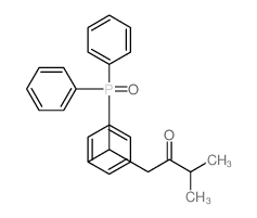 3-Pentanone,1-(diphenylphosphinyl)-4-methyl-1-phenyl-结构式