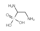 Phosphonic acid,P-(1,2-diaminoethyl)- Structure