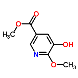 5-羟基-6-甲氧基吡啶-3-羧酸甲酯结构式