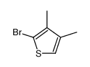2-bromo-3,4-dimethylthiophene结构式