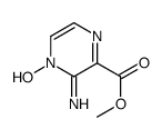 2-氨基-3-(甲氧基羰基)吡嗪-1-氧化物结构式