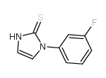 1-(3-氟苯基)咪唑啉-2-硫酮结构式
