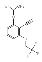 2-异丙氧基-6-(2,2,2-三氟乙氧基)-苯甲腈结构式