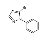 5-bromo-1-phenylpyrazole结构式