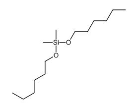 dihexoxy(dimethyl)silane Structure