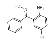 2-amino-5-chlorobenzophenone oxime Structure