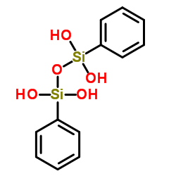 1,3-Diphenyldisiloxane-1,1,3,3-tetrol结构式