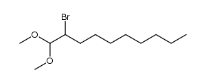 2-bromo-1,1-dimethoxydecane结构式