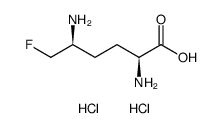 (5S)-5-Amino-6-fluoro-L-norleucine dihydrochloride Structure