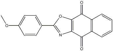 2-(4-Methoxyphenyl)naphtho[2,3-d]oxazole-4,9-dione Structure