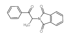 alpha-邻苯二甲酰亚氨基苯丙酮结构式