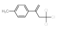 1-methyl-4-(4,4,4-trichlorobut-1-en-2-yl)benzene结构式