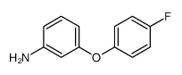 3-(4-氟苯氧基)苯胺结构式