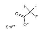 samarium trifluoromethanesulfonate Structure