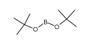 di-tert-butoxy-borane Structure