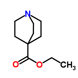 奎宁环-4-羧酸乙酯结构式
