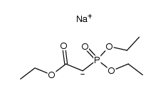 sodium enolate of ethyl diethylphosphonoacetate结构式