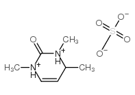 1H-3,4-dihydro-1,3,4-trimethyl-2-oxopyrimidinediylium sulphate Structure