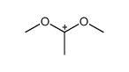 1,1-dimethoxy-ethylium结构式
