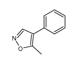 Isoxazole, 5-methyl-4-phenyl- (6CI,8CI,9CI)结构式