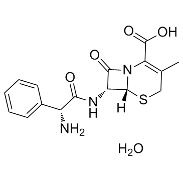 Cephalexin monohydrate structure