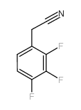 2,3,4-三氟苯乙腈结构式