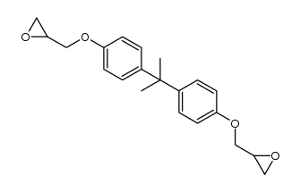 双酚A型环氧树脂结构式