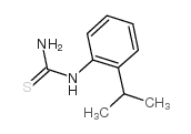 1-(2-异丙基苯基)硫脲结构式