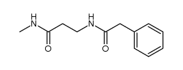 benzyl (2-(methylcarbamoyl)ethyl)carbamate Structure