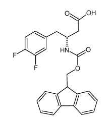 (R)-3-((((9H-芴-9-基)甲氧基)羰基)氨基)-4-(3,4-二氟苯基)丁酸图片