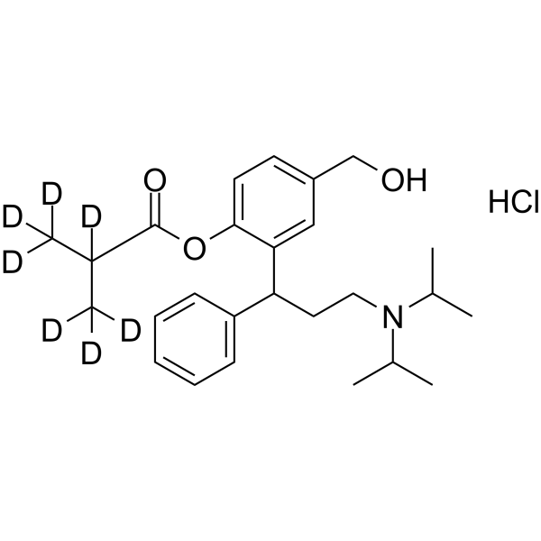 Fesoterodine-d7 hydrochloride Structure