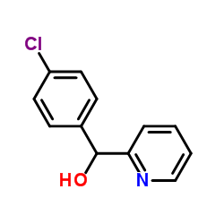 ALPHA-(4-氯苯基)吡啶-2-甲醇结构式