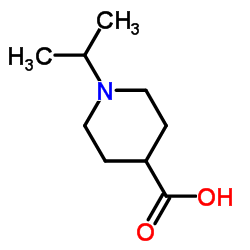 1-Isopropyl-4-piperidinecarboxylic acid Structure