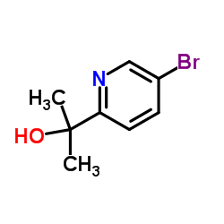 2-(5-溴吡啶-2-基)-2-丙醇结构式