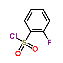 2-氟苯磺酰氯结构式