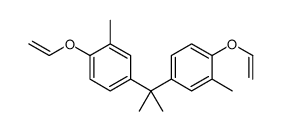 1-ethenoxy-4-[2-(4-ethenoxy-3-methylphenyl)propan-2-yl]-2-methylbenzene Structure